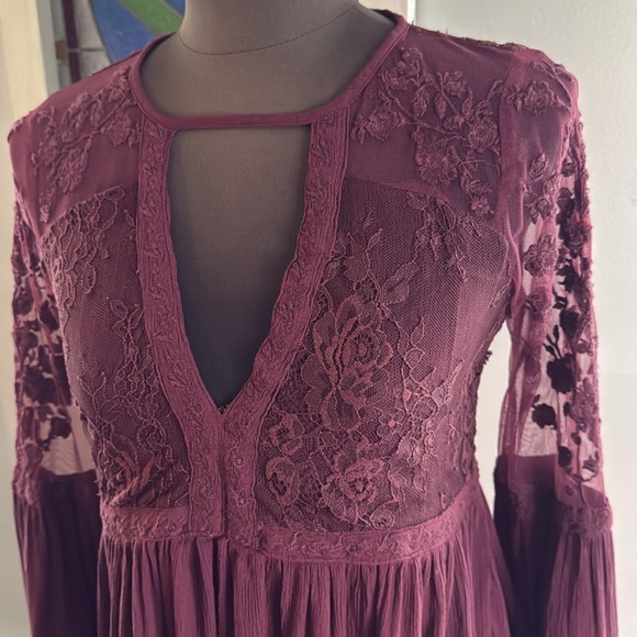 American Eagle Boho Lace Top SZ XS - Picture 2 of 11
